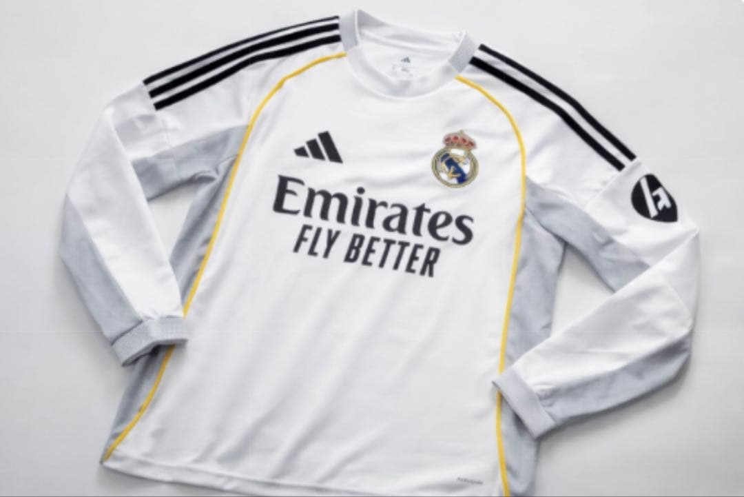 adidas Real Madrid 長袖シャツ M