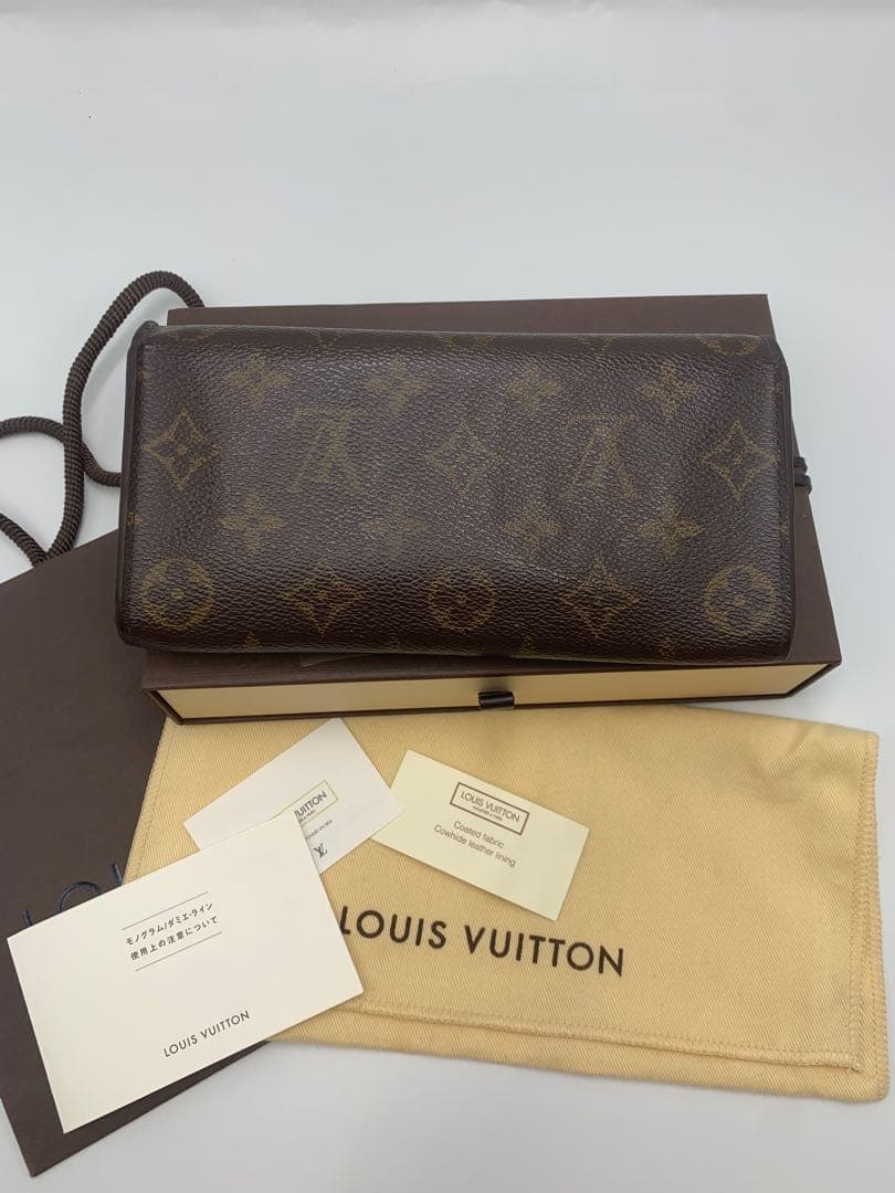 ルイヴィトン モノグラム ポルトフォイユ エミリー ローズバレリーヌ 長財布