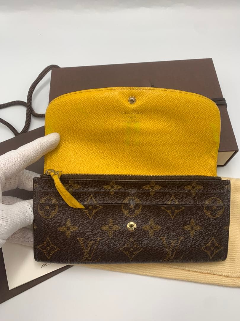 ルイヴィトン モノグラム ポルトフォイユ エミリー ローズバレリーヌ 長財布