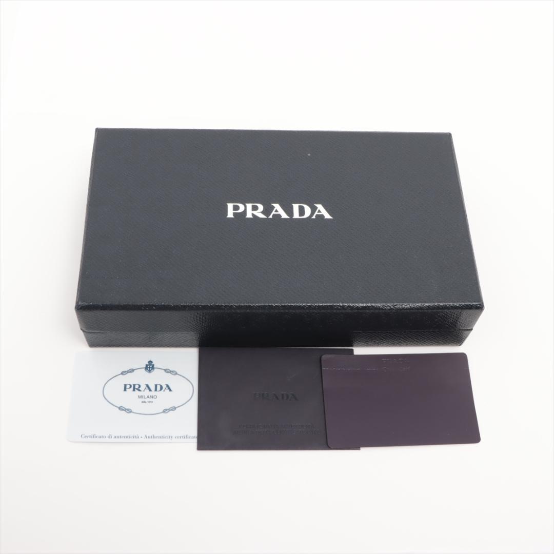 PRADA プラダ　長財布 ダークブルー レザー　ヴィッテロムーブ 1ML506