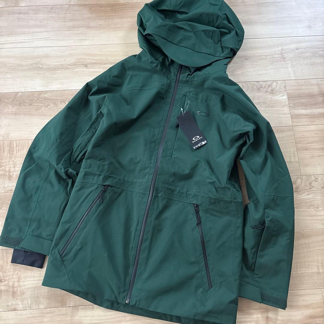 新品　オークリー　ウィメンズ　スノーボード　スキー　ジャケット　グリーン　S