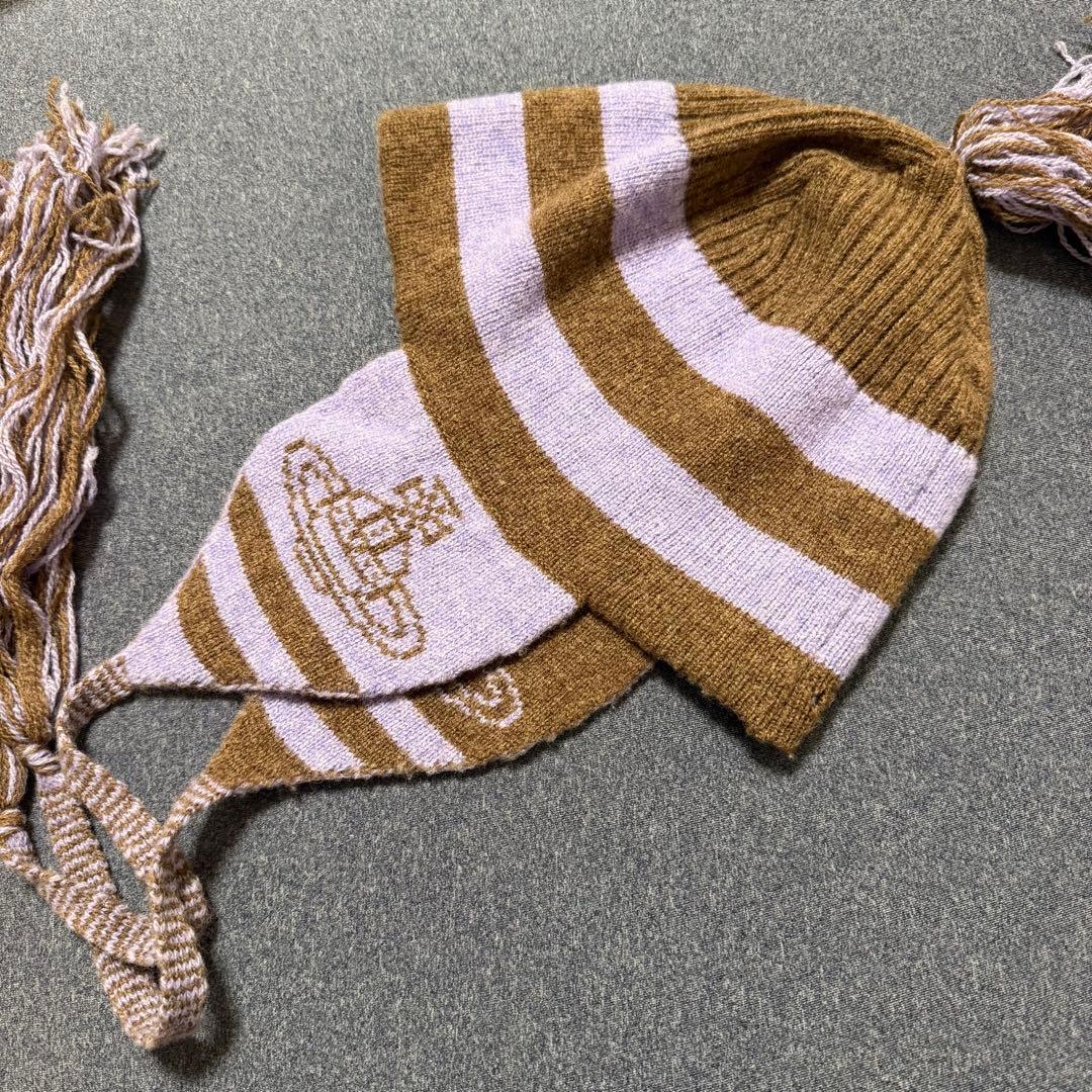 希少 レアカラー Vivienne Westwood ニット帽 オーブ