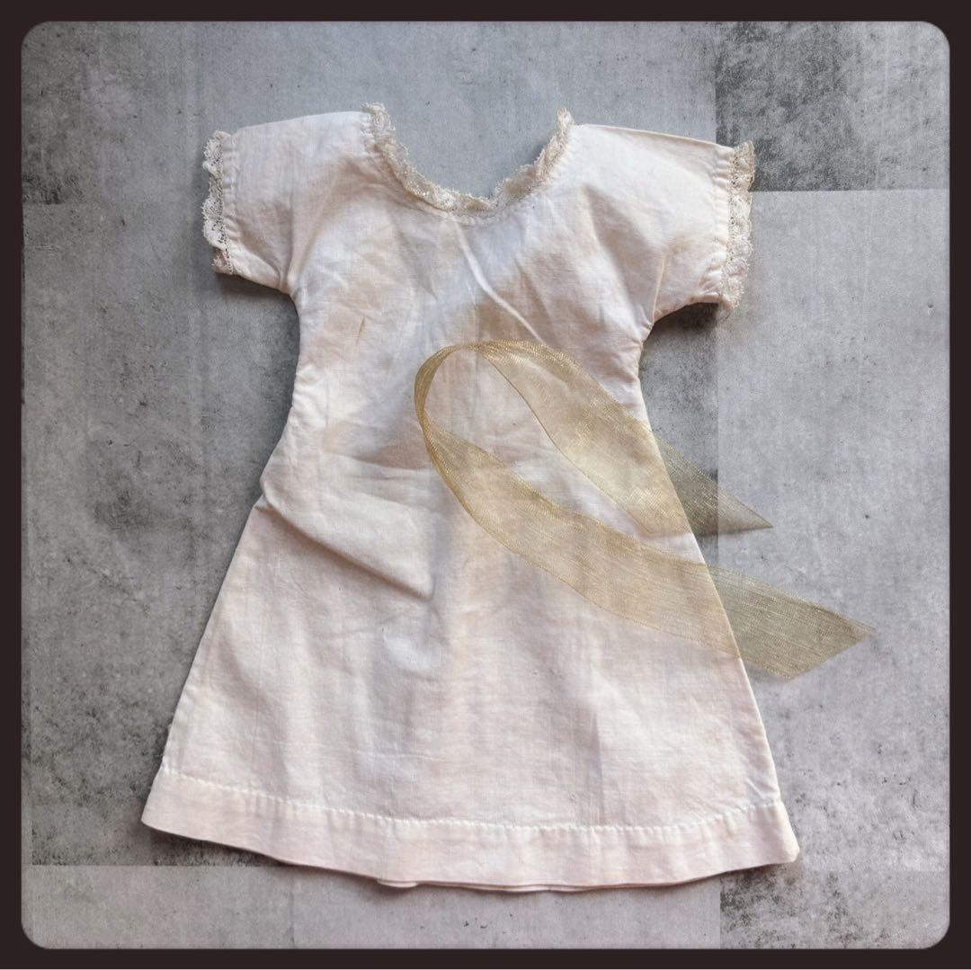 レアアンティーク　 ブロンド　チャイナヘッドドール　フラットトップ ビスクドール