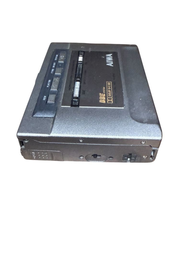 AIWA HS-PX50 シルバー ポータブルカセットプレーヤー　 現状品