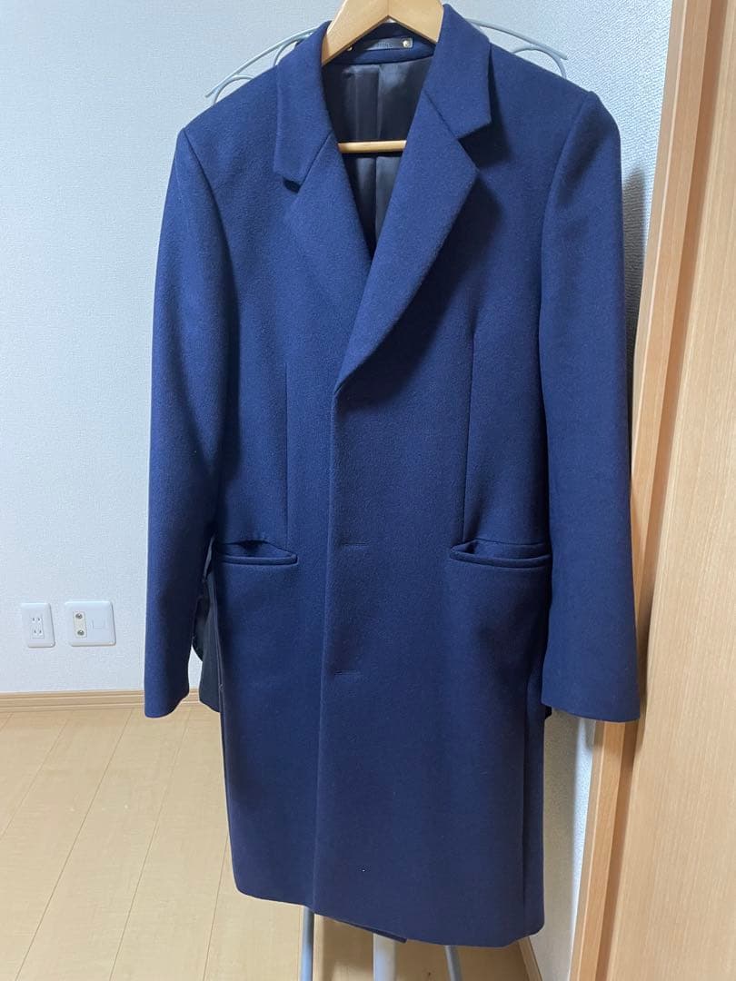 Paul Smith ネイビー チェスターコート 洗練された正統派、ポール