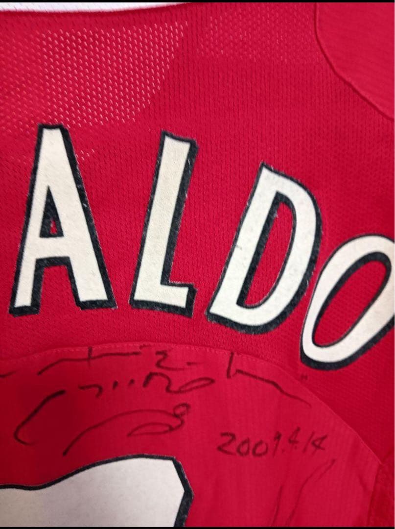 04-06 クリスティアーノ・ロナウド　サイン入り ユニフォーム　正規品