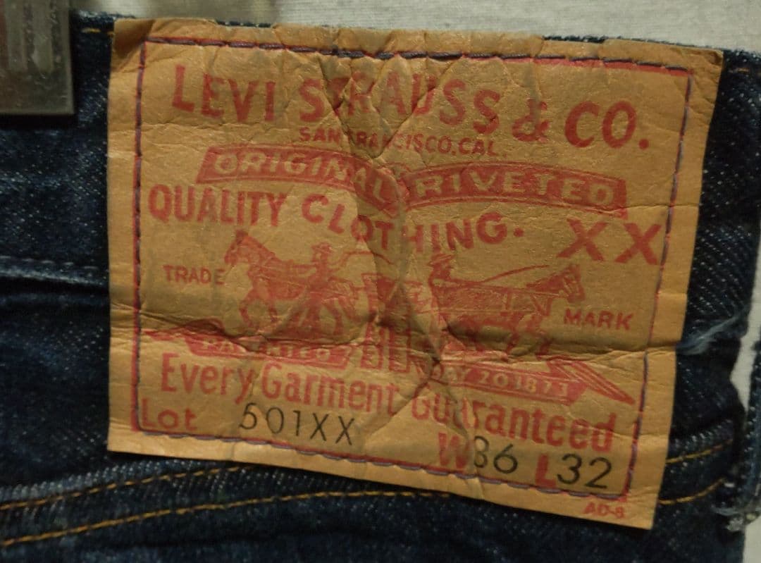 リーバイス LVC W36(94×80) 55501 501xx 復刻 レプリカ - メルカリ