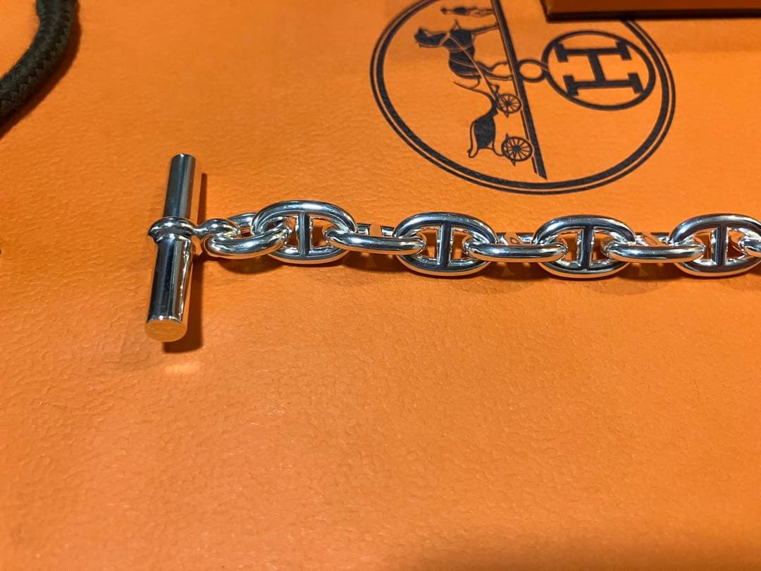 シェーヌダンクル　エルメス　mm14コマ　ブレスレット 日本正規店購入