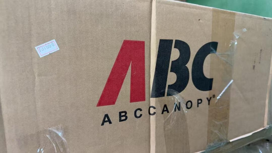 ABCCANOPY タープテント 3mx3m 横幕4枚 大型テント 6-8人用