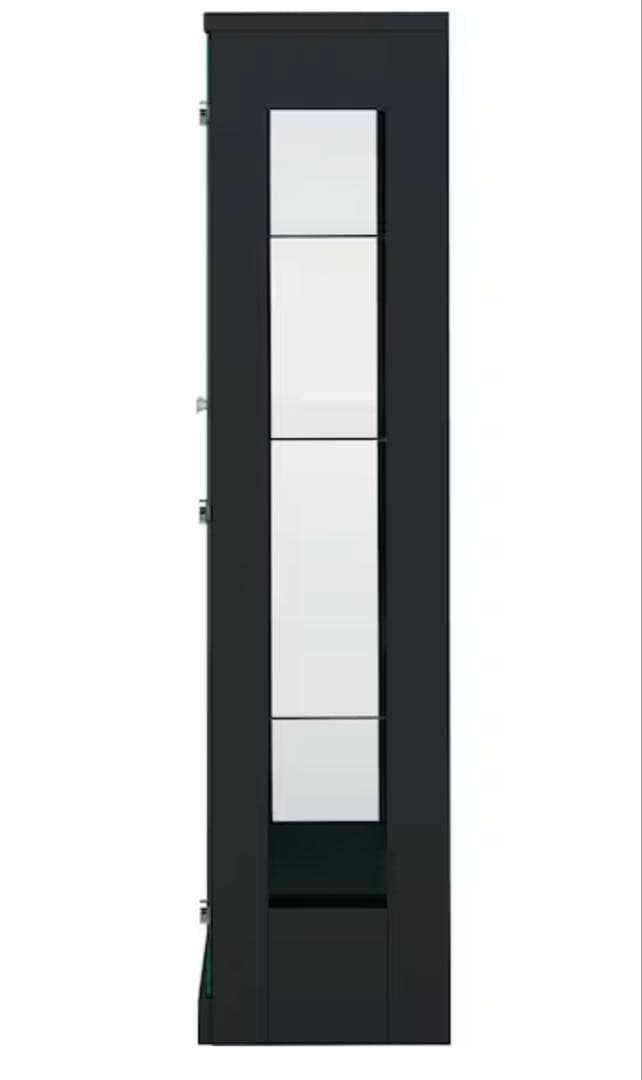 ニトリ　フィギュアケース(ガラスケース)ブラック (セアS 60 BK)