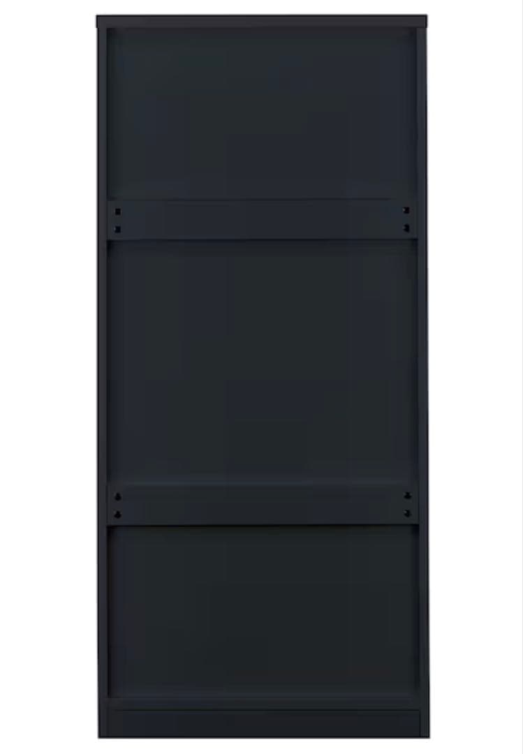 ニトリ　フィギュアケース(ガラスケース)ブラック (セアS 60 BK)