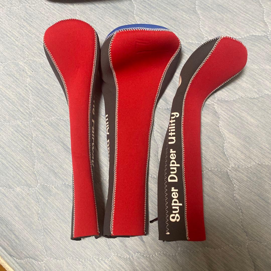 極美品‼️Rough & Swell キャディバッグ ヘッドカバーセット