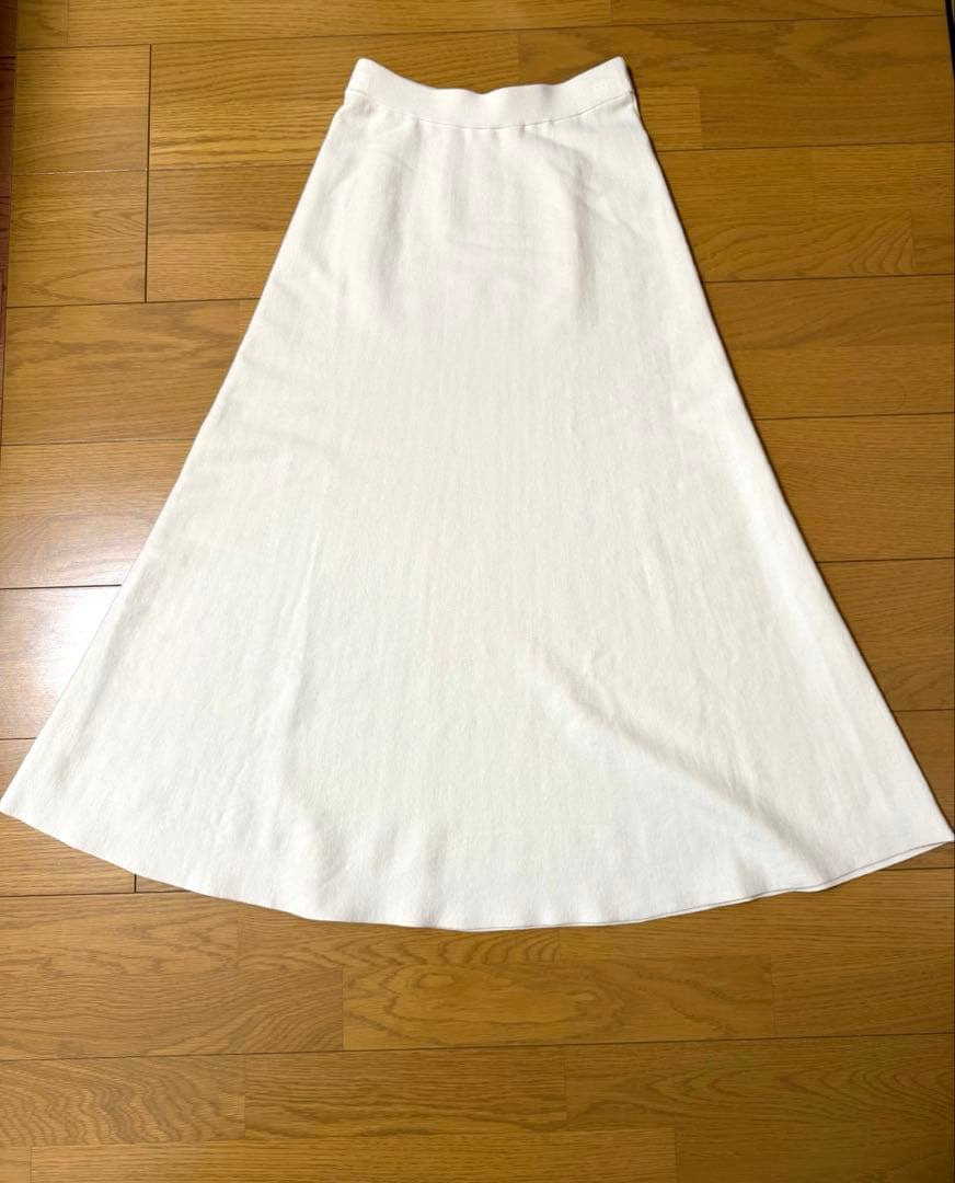 MICA&DEAL ハーフミラノフレアニットスカート