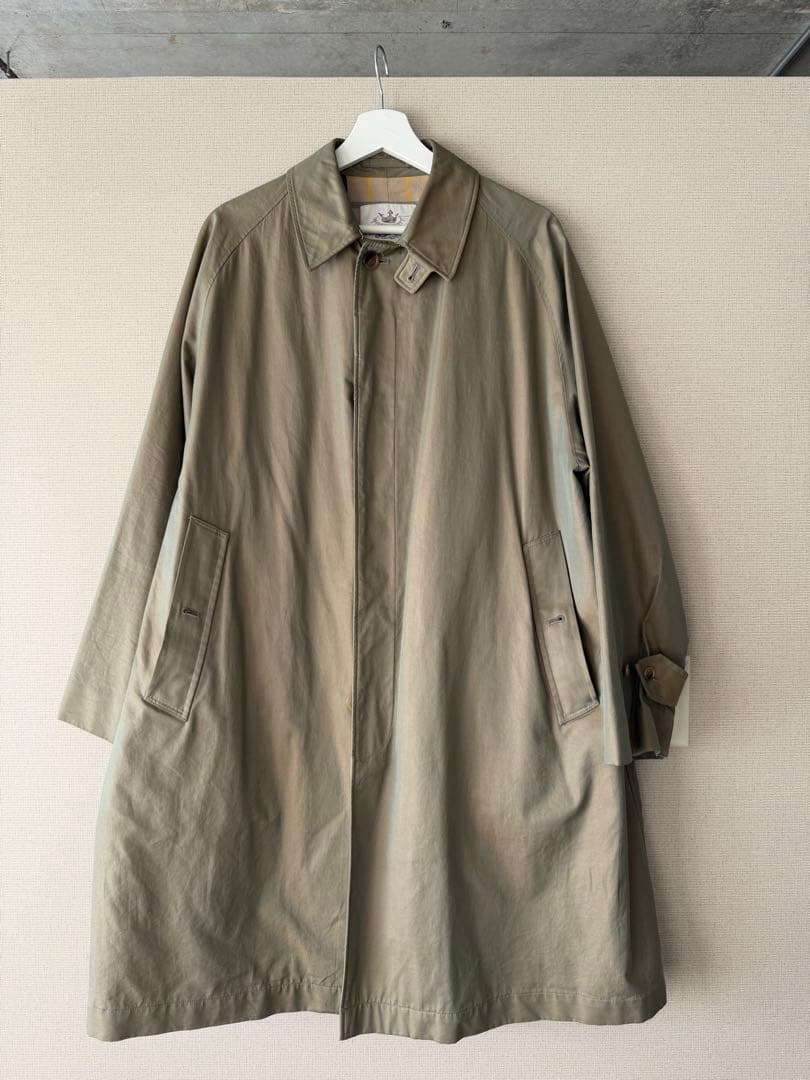 ANATOMICA 玉虫色 ステンカラーコート　サイズ46