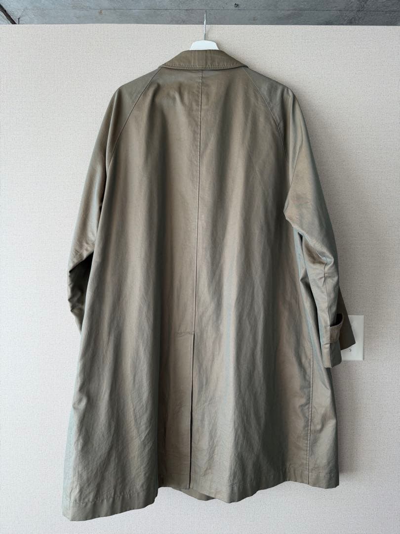 ANATOMICA 玉虫色 ステンカラーコート　サイズ46