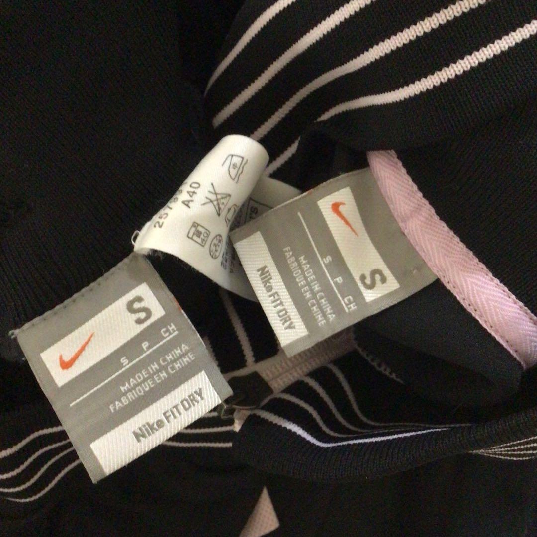 NIKE セットアップジャージ 上下セット 黒紫 S レディース 美品