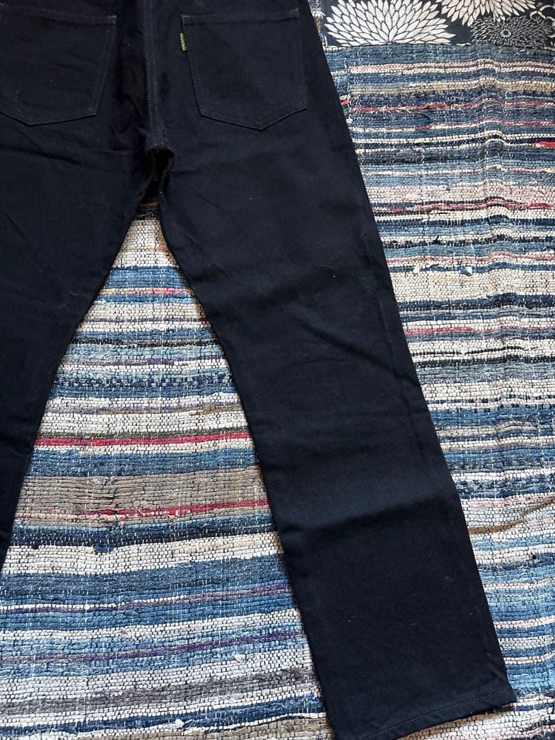 kapital キャピタル　ブラックストレートデニム　29