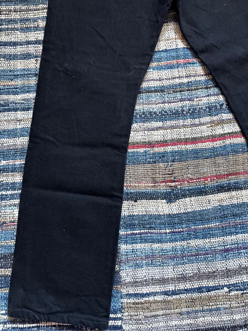 kapital キャピタル　ブラックストレートデニム　29