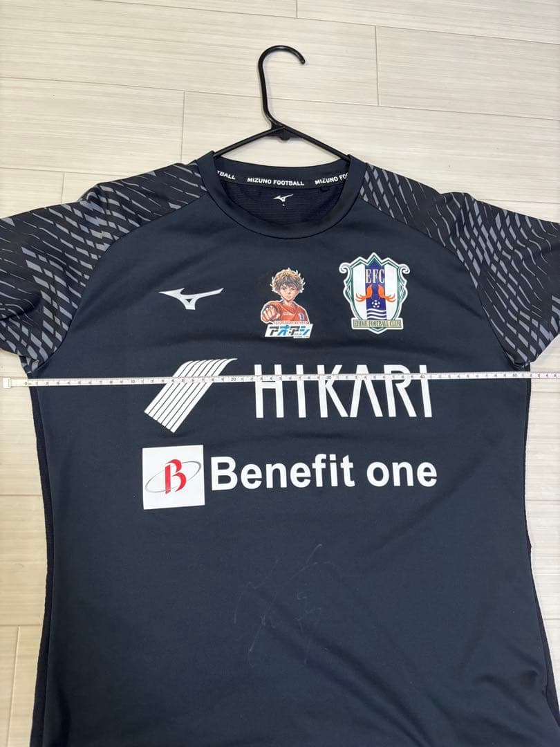 愛媛FC 選手トレーニングウェア　アオアシ　Ｌ