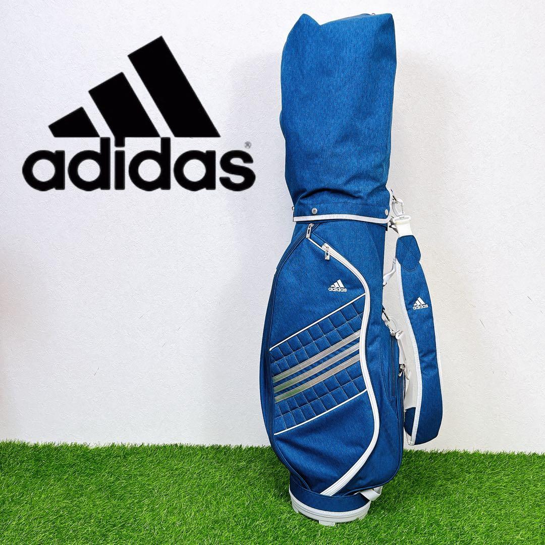 adidas / アディダス　キャディバッグ　メンズ　レディース　ブルー