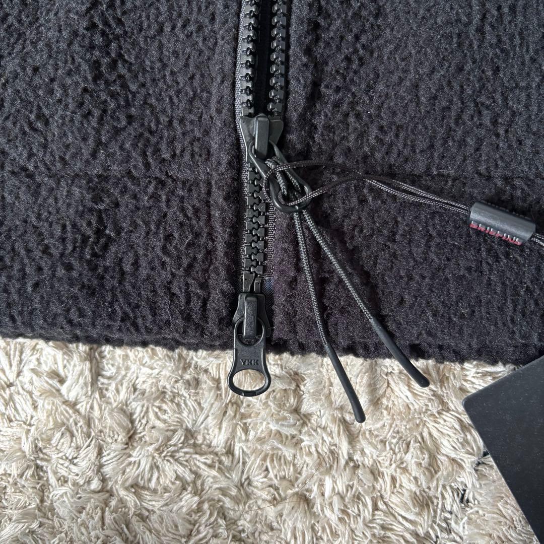 【タグ付き✨】ブリーフィング　フリース　ボア　ジャケット　ジップ　中綿　ブラック