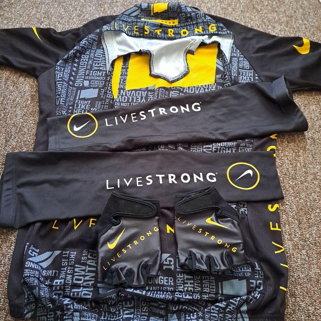 レアLIVESTRONG ランス·アームストロングサイクルジャージ上下セット！！