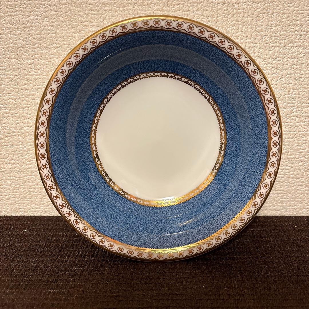ウェッジウッド　ユーランダー　パウダーブルー　サラダボウル　デザートプレート
