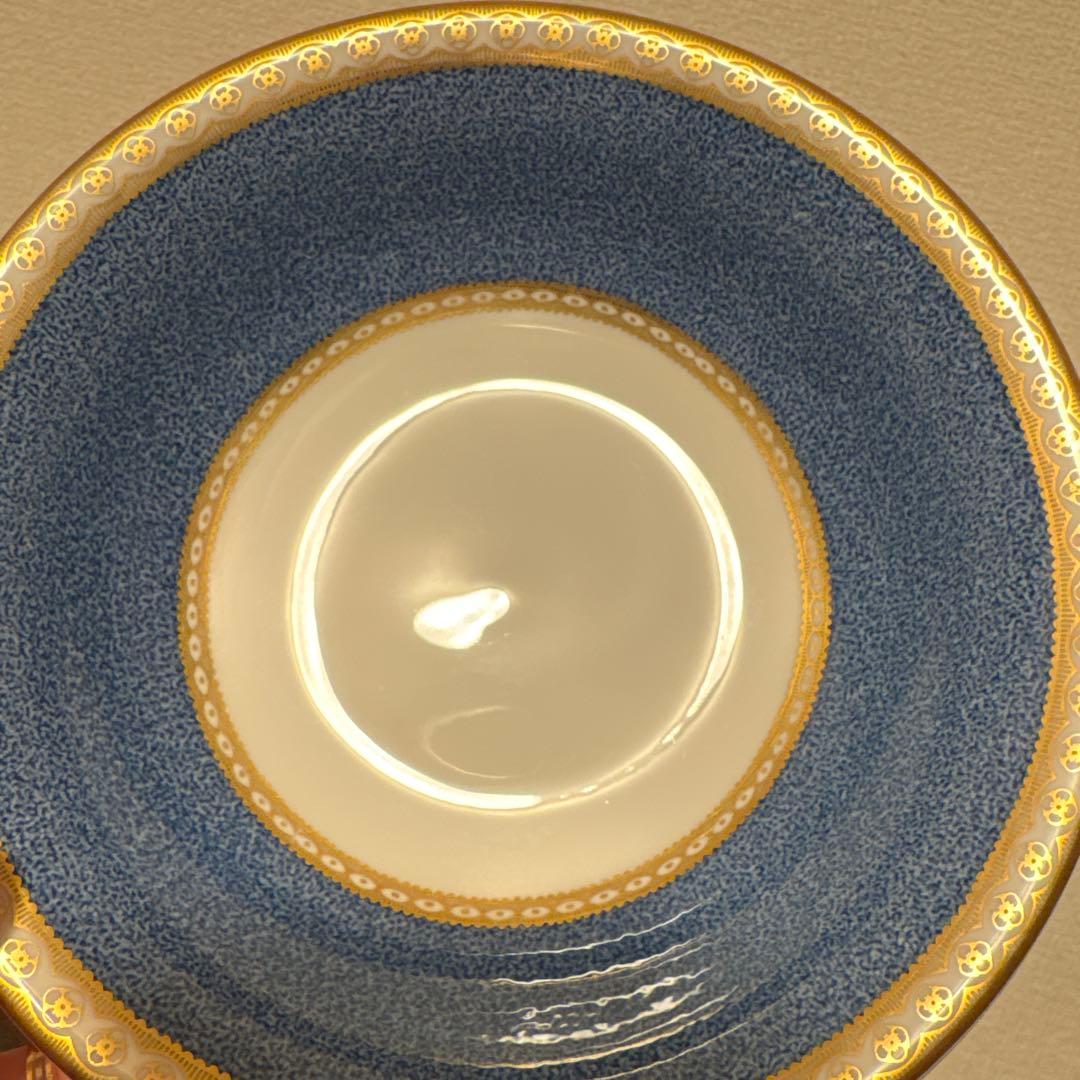 ウェッジウッド　ユーランダー　パウダーブルー　サラダボウル　デザートプレート