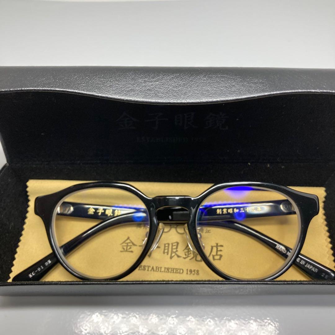 金子眼鏡 KC-91 BK ブラック セルロイド