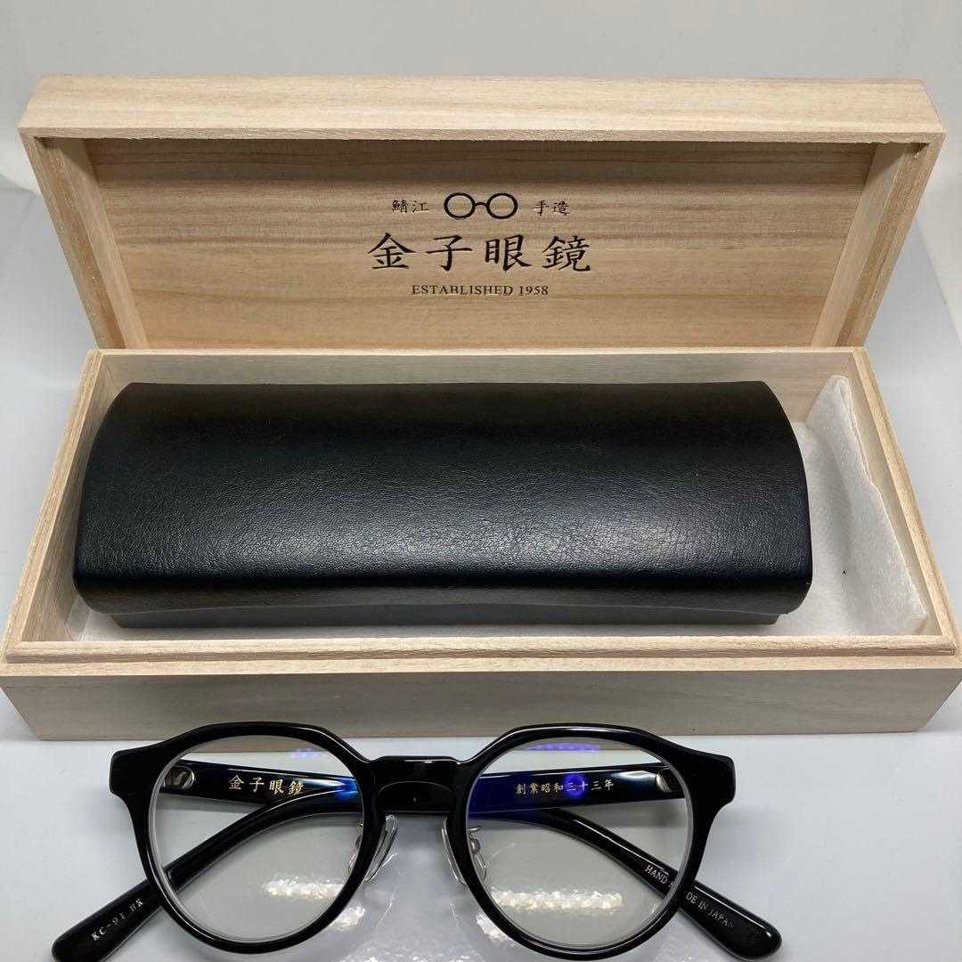 金子眼鏡 KC-91 BK ブラック セルロイド
