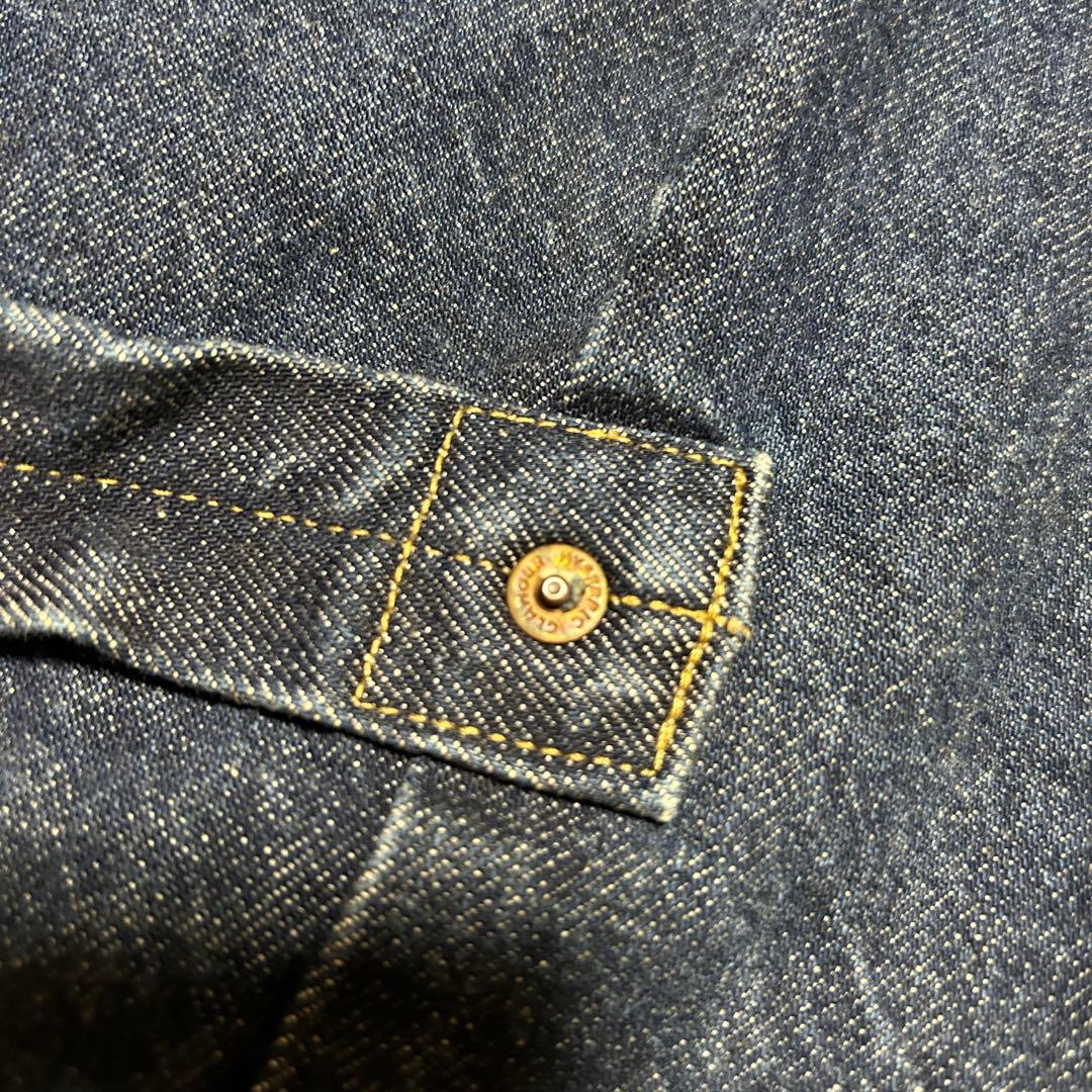 ヒステリックグラマー 1stTYPE WNB加工 デニムジャケット ハチノス S