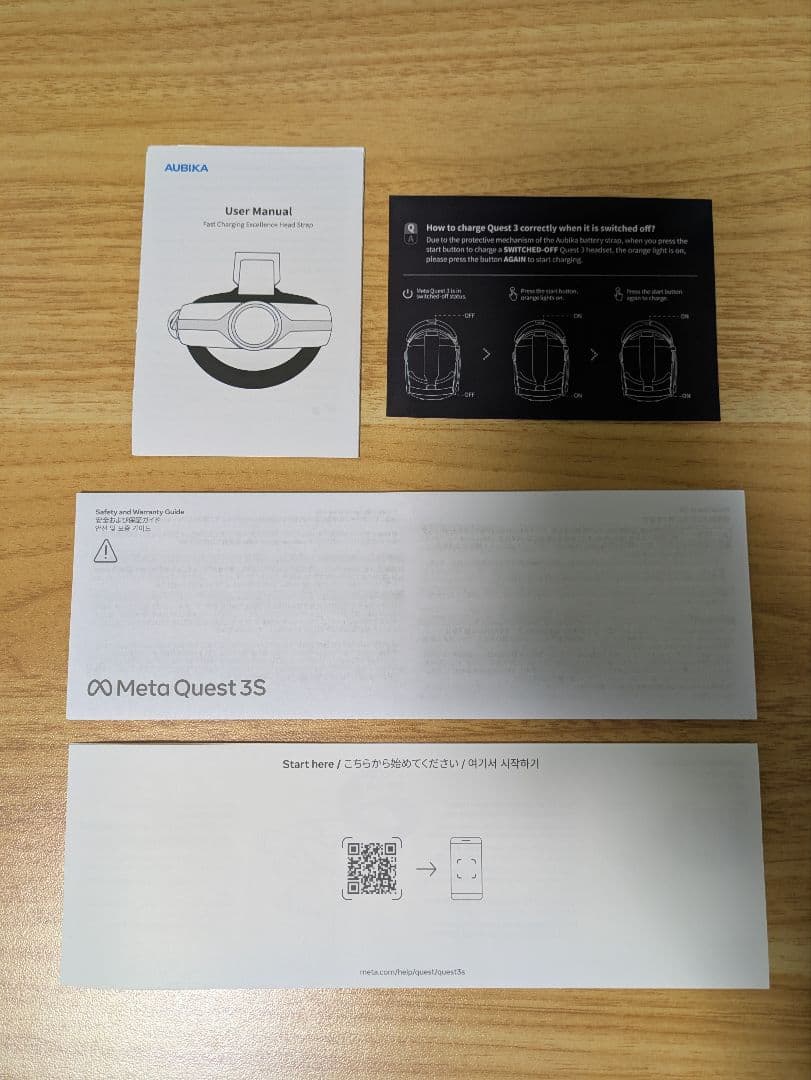  Quest 3S 128GB 急速充電ヘッドストラップ付き