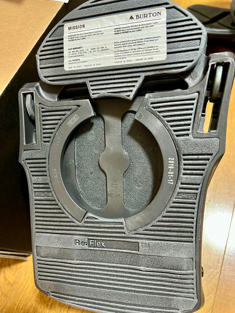 Burton mission メンズMサイズ ブラック　Re:Flex