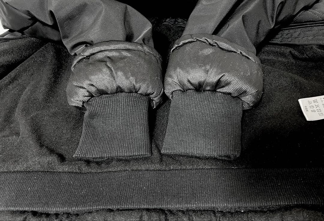 【美品】gol. 中綿ジャケット・ロングパンツ　上下セット　防寒　ブラック　Ｍ