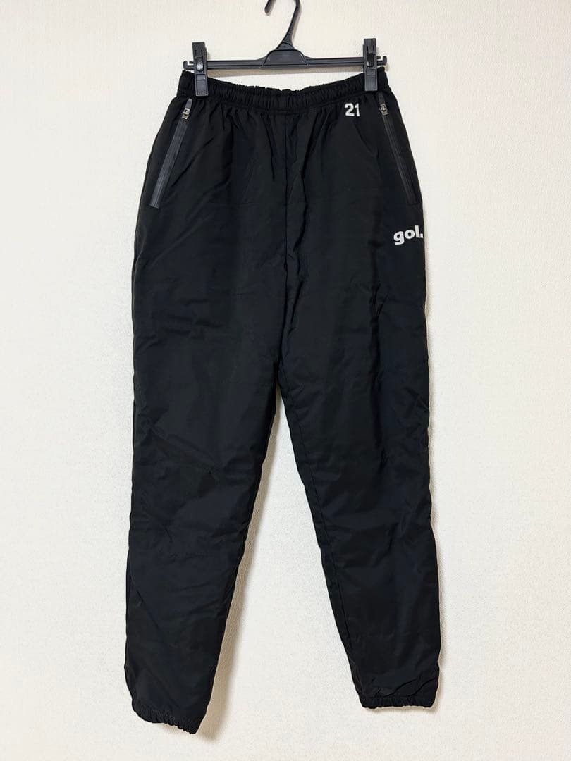 【美品】gol. 中綿ジャケット・ロングパンツ　上下セット　防寒　ブラック　Ｍ