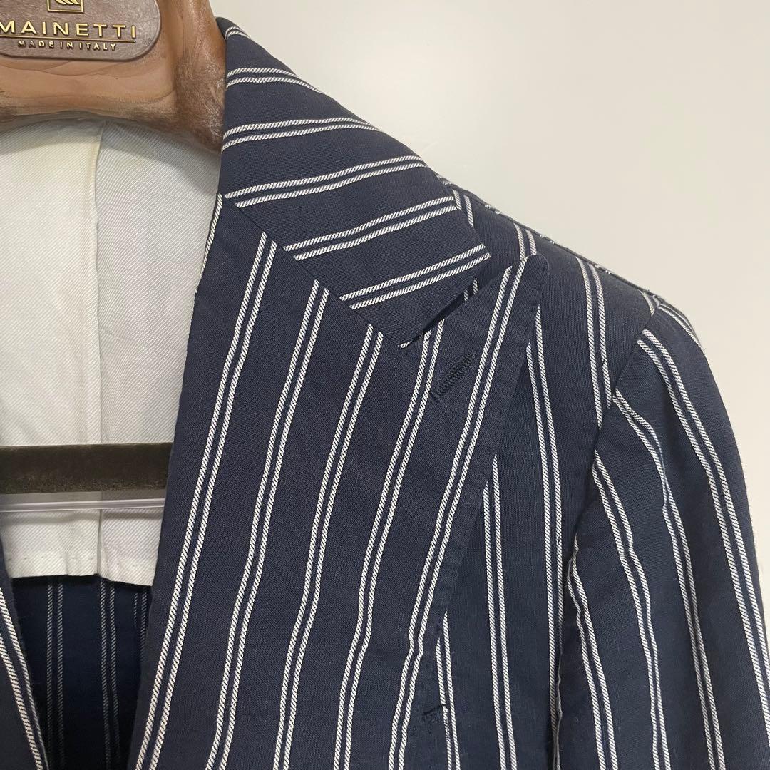 STILE LATINO コットンリネン ダブルジャケット LEO サイズ42