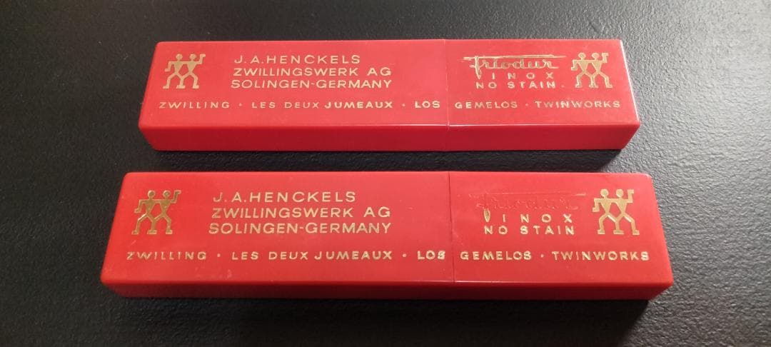 J.A.HENCKELS 西洋剃刀 50/1&70/1 純正ケース付 計2本