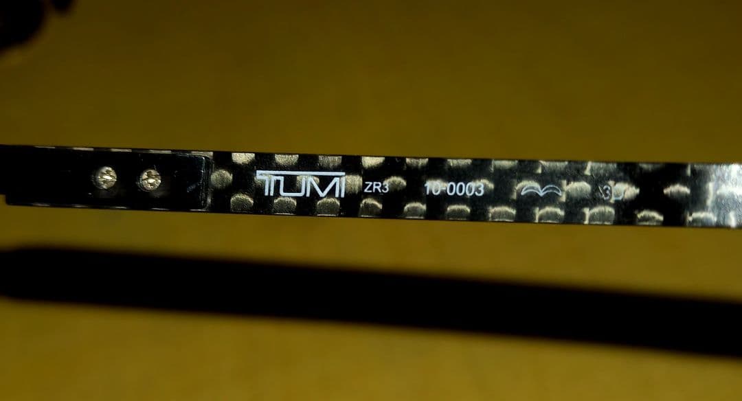 tumi トゥミ　眼鏡　メガネ　zr3 10-0003 55□17 140