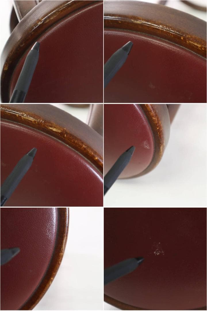 まとめ2の2秋田木工 IDC大塚 No.209 カウンターチェア PVCレッド