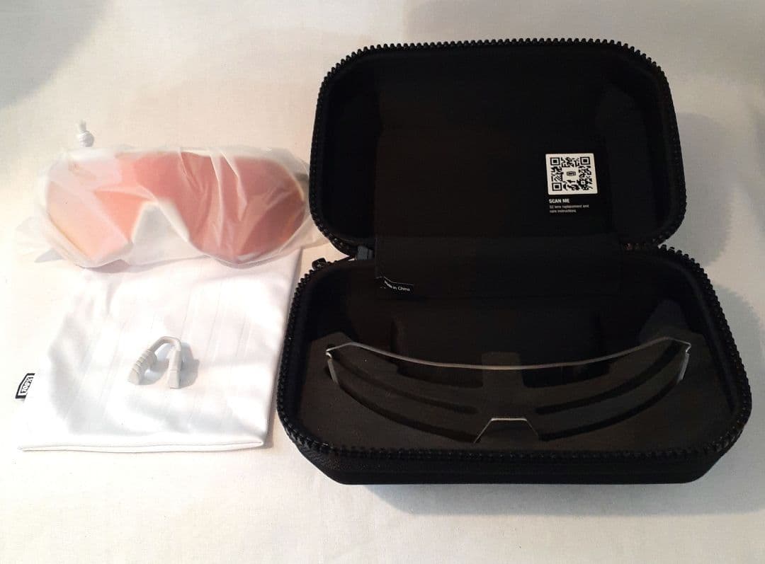 100% S2 ホワイト レッドミラーレンズ ワンハンドレッド サングラス