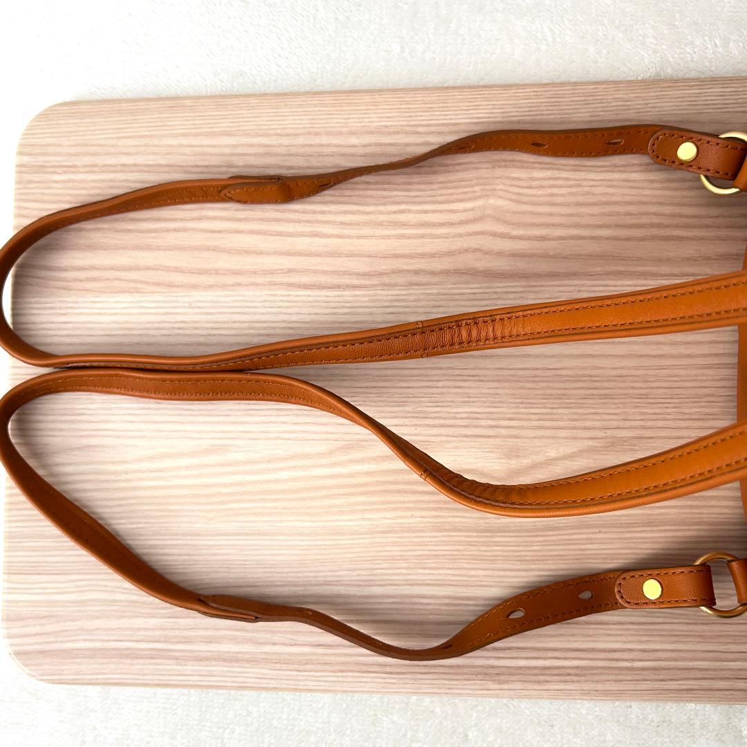 【希少・美品✨️】Longchamp CAVALCADEリュック パンプキン