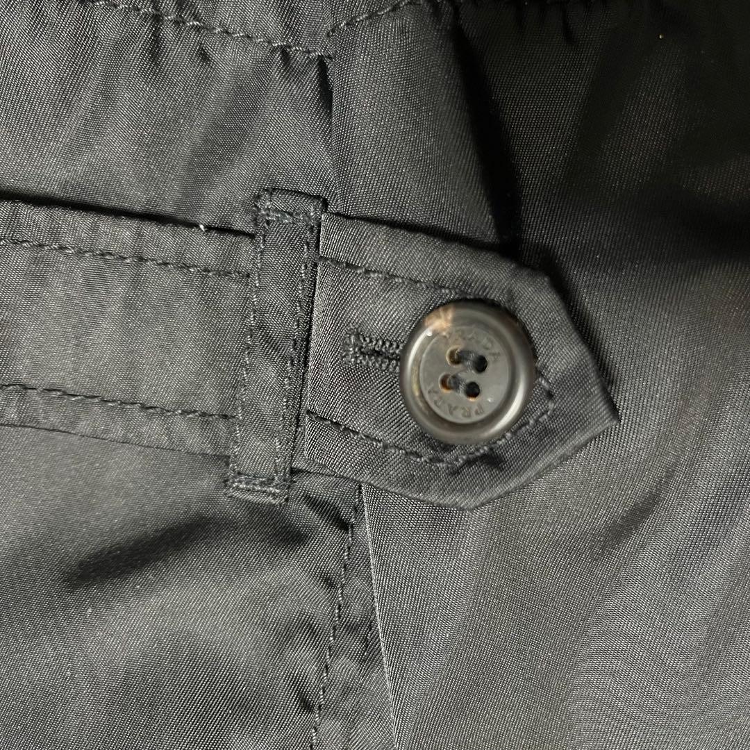 美愛さま♡PRADA プラダ ブラック 黒 ナイロン トレンチコート