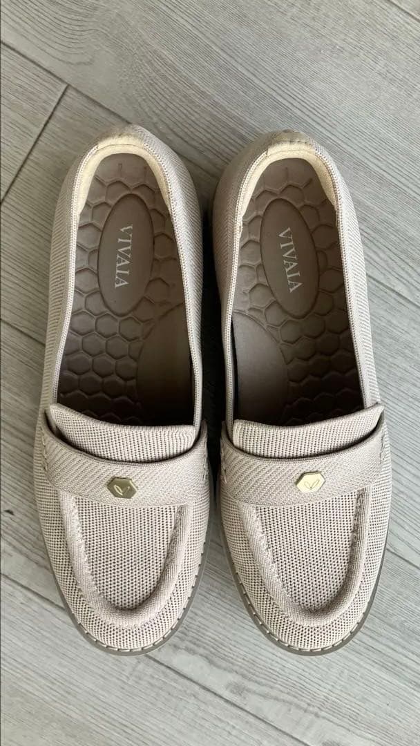 V IVAIA アーモンドトゥ プラットフォーム トラックソールローファー 39