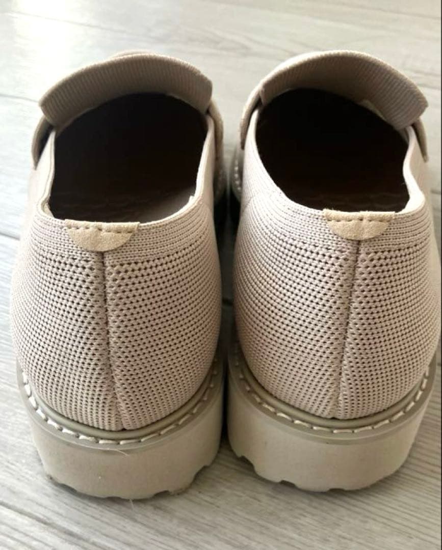 V IVAIA アーモンドトゥ プラットフォーム トラックソールローファー 39