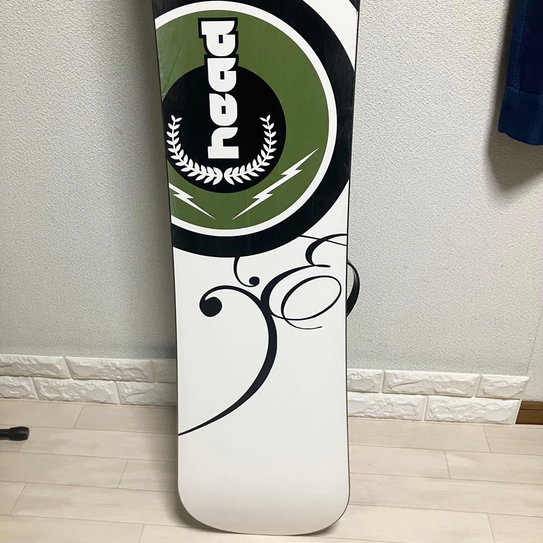 【バック付】HEADで揃ったスノーボードセット152cm バインディングM