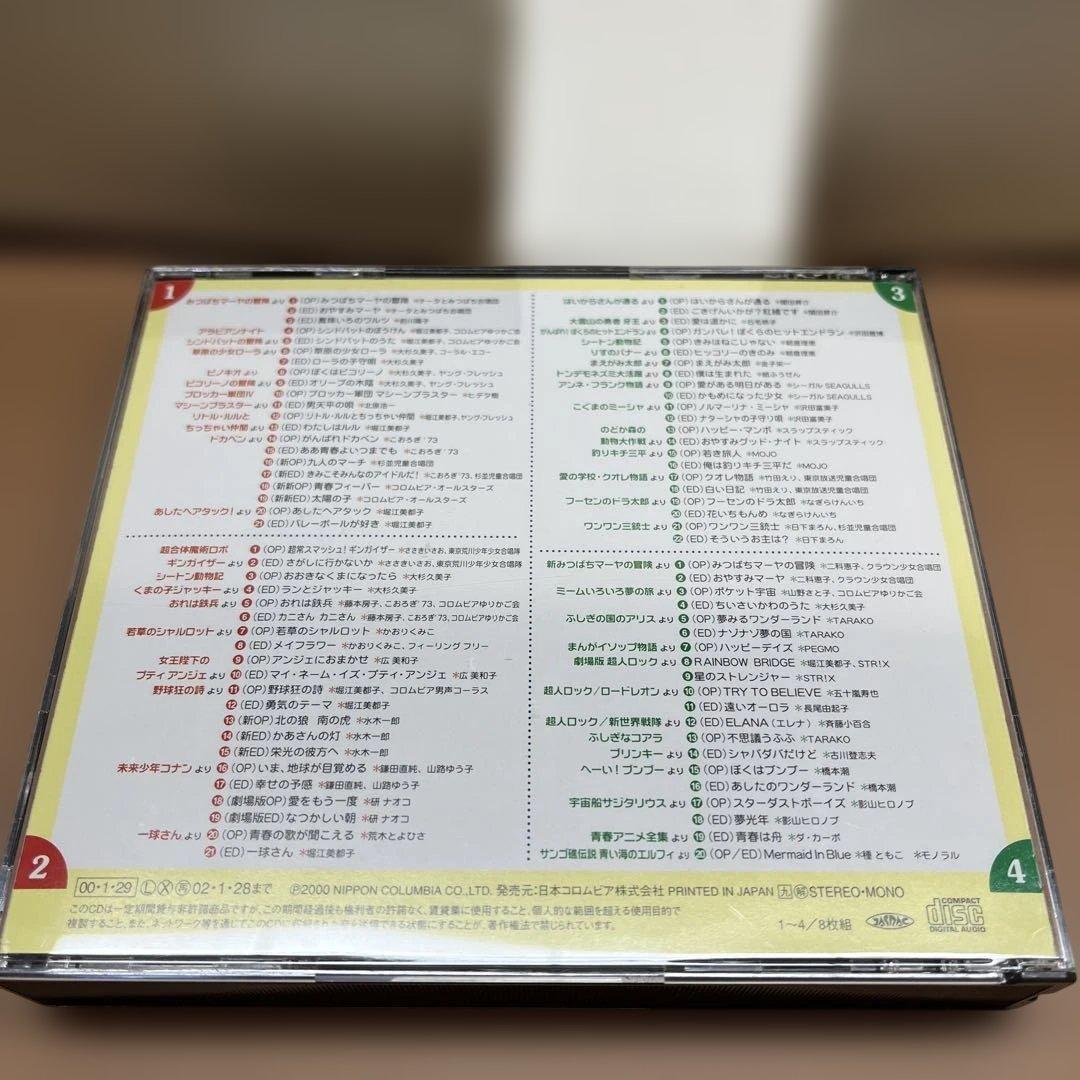 日本アニメーション創立25周年企画 アニメ主題歌大全集 CD8枚組