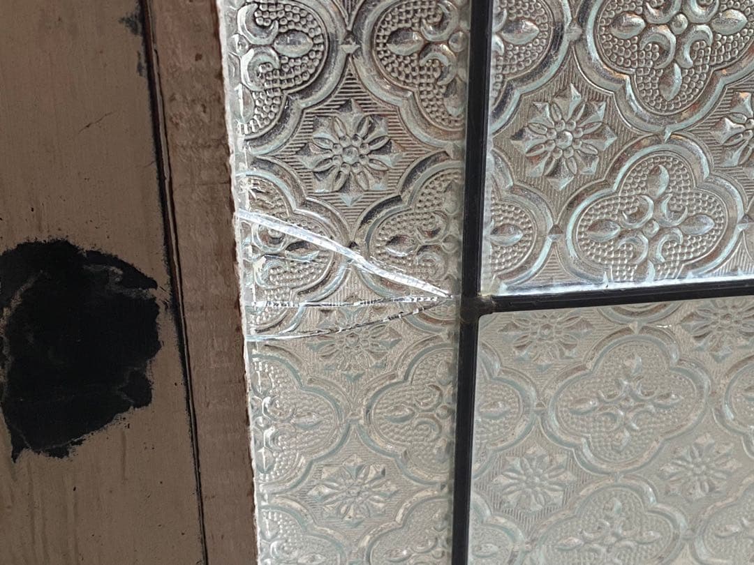 希少 建具 窓枠 昭和レトロ レトロガラス インテリア アンティーク ビンテージ