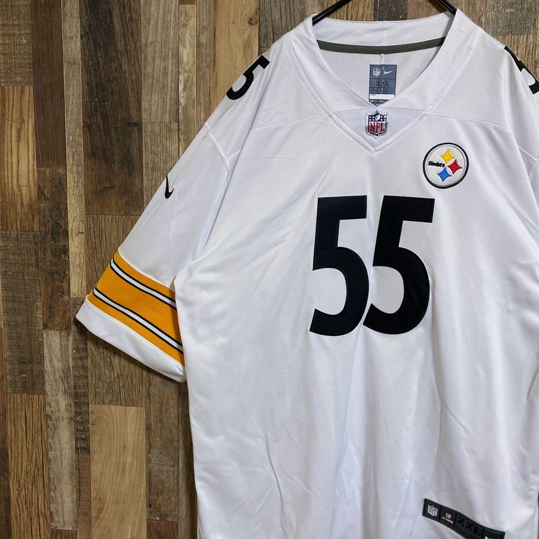 ナイキ ゲームシャツ Tシャツ NFL アメフト チーム ロゴ XXL US古着