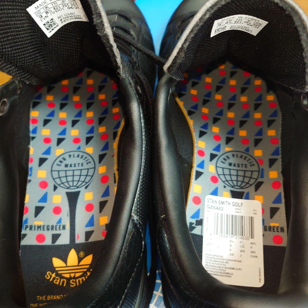 訳ありゴルフシューズ26.5cm adidas STANSMITH スタンスミス