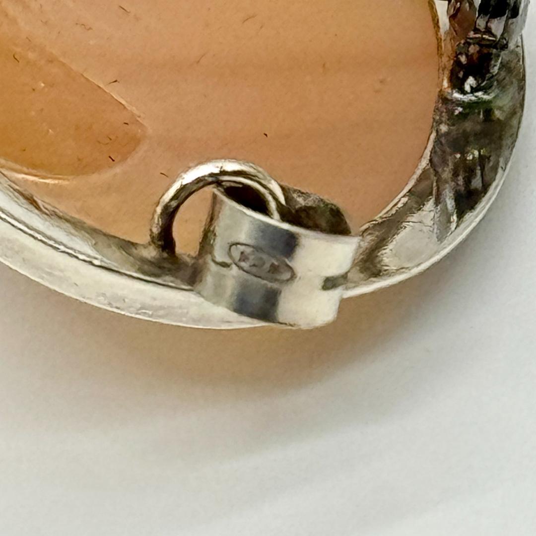 Salvatore Ferragamo フェラガモ ブローチ カメオ 925 - メルカリ